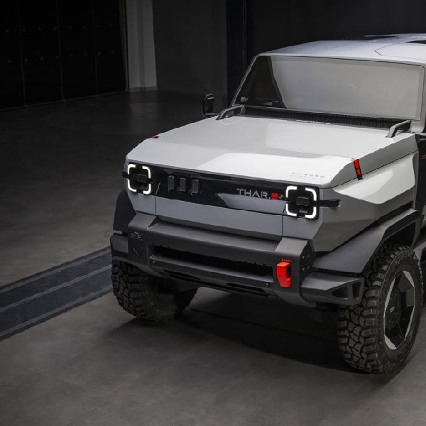 Inilah Mobil Konsep Mahindra Thar.e, Tangguh Dan Futuristik