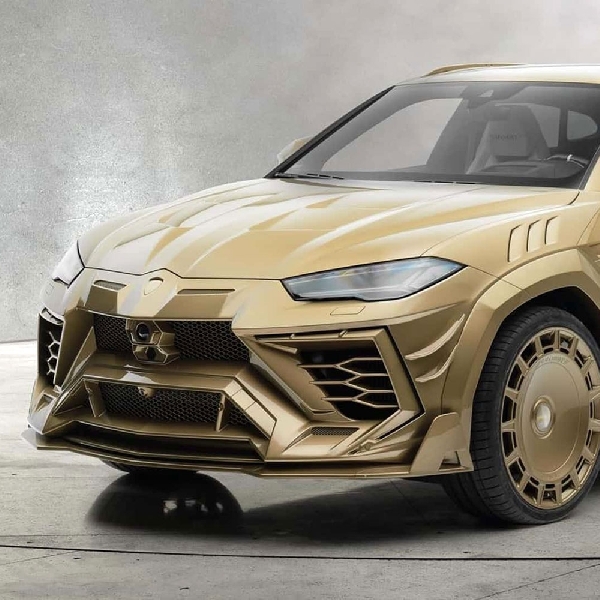 Mansory Upgrade Lamborghini Urus Dengan Warna Emas