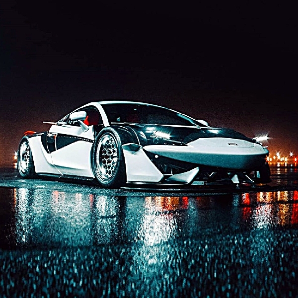 Modifikasi Aerodinamika McLaren 570S,  Monster Drag yang Siap Menerkam