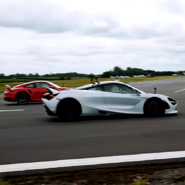 McLaren 720S dan Porsche 911 Turbo S Duel Drag, Siapa Juaranya?