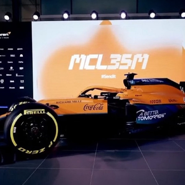 F1: McLaren Luncurkan Mobil MCL35M Untuk Arungi Formula 1 Musim 2021