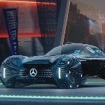 Kerja Sama Dengan Riot Games, Mercedes-Benz Perlihatkan Konsep Mobil Virtual Futuristik