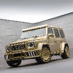 Modifikasi Mercedes-AMG G63 Berlapis Emas, Unik Banget!