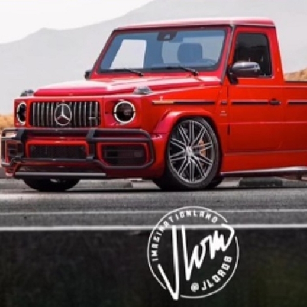 Mercedes Benz G-Class Berwujud Pick Up, Modifikasi Gokil Antimainstream