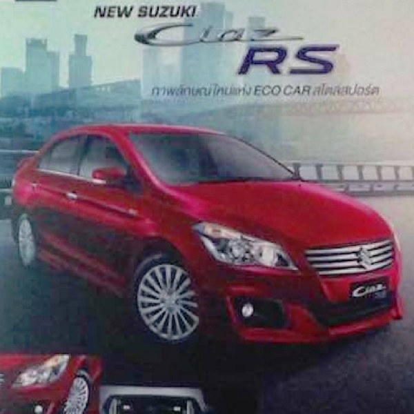 Minggu Depan Meluncur, Suzuki Bocorkan Varian Ciaz RS