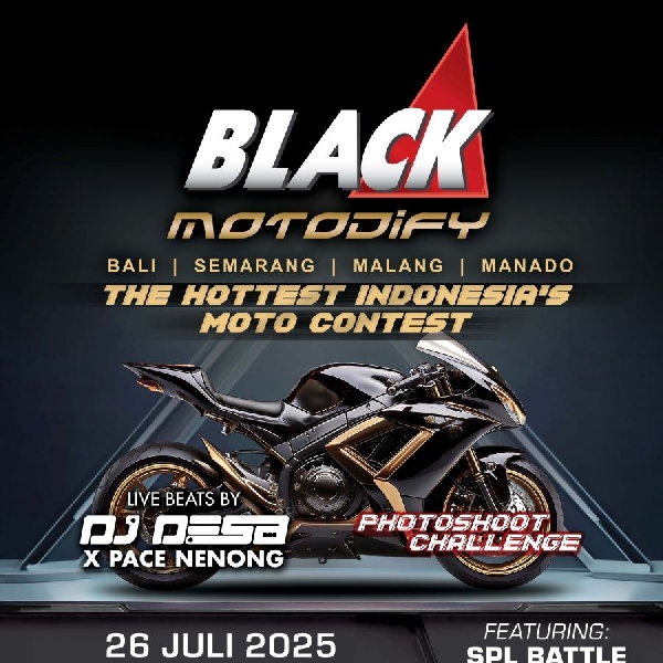 Black Motodify and Black Outloud Manado 2025 Kembali!