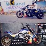 Harley Davidson V-ROD Gundam Karya MWM Custom Ini Bikin Pakem Modifikasi Lebih Fancy
