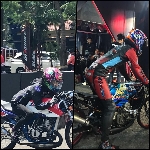 Kelas Ninja 155cc  Sunmory Di Kanjuruhan, Yudies Kurcaci Tembus 7,133 detik 