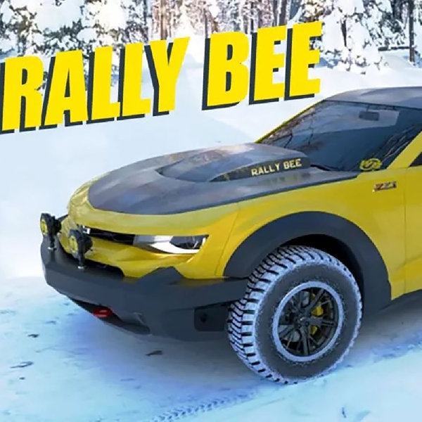 Penampakan Chevy Camaro 'Rally Bee' Berdesain Off-Road