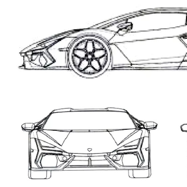 Penerus Lamborghini Aventador Terungkap Dalam Desain Paten