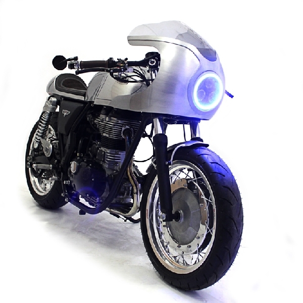 Modifikasi Royal Enfield Silver Bullet Karya White Collar Bike