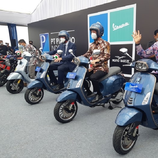 Vespa Piaggio Resmi Buka Pabrik di Cikarang