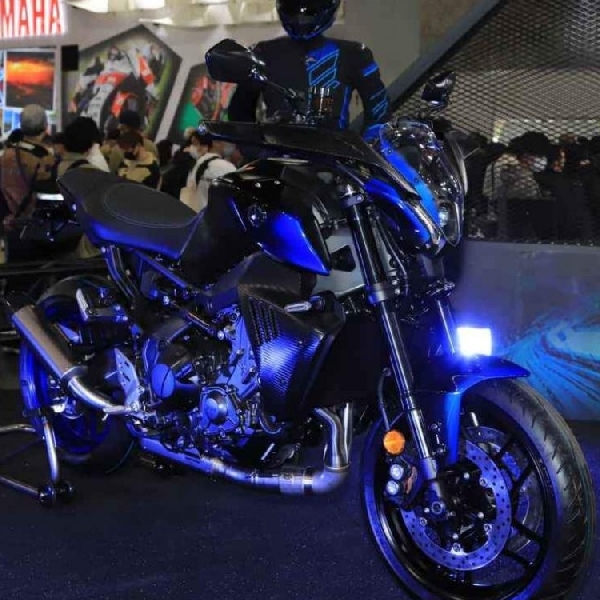 Yamaha MT-09 Cyber ​​Rally Tampil di Osaka Motorcycle Show, Desain a la Cyberpunk