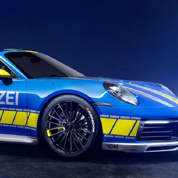 Porsche 911 Targa Bersolek Jadi Mobil Polisi, Tampil Keren Siap Membasmi Kejahatan