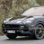Porsche Cayenne Coupe Facelifted 2023 Sembunyikan Lampu Belakang Baru Di Bawah Camo