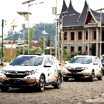 Kini, Giliran Kota Padang yang Disambangi Rombongan Jelajah Nusantara Bersama All New Honda CR-V Turbo