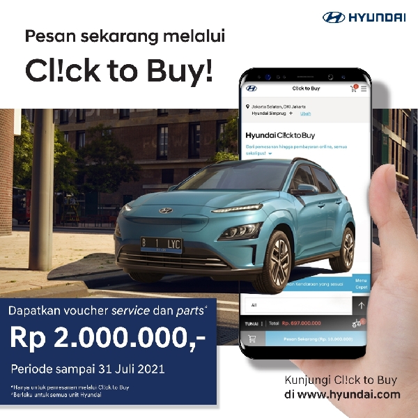 Kunjungi  Click to Buy, Pilih Unit Ada Hadiah Voucher 2 Juta