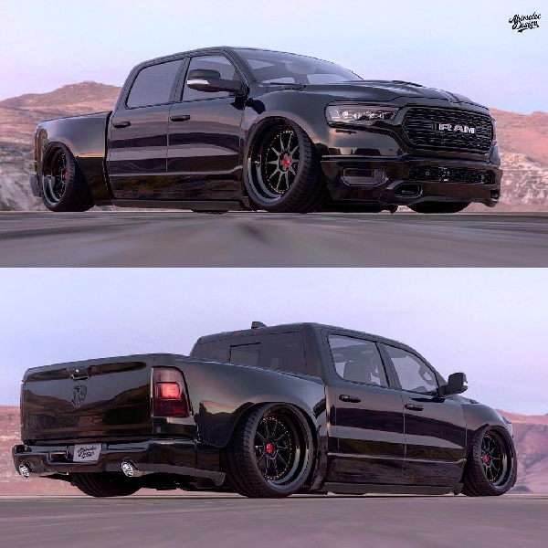 Real Monster, Dodge Ram 1500 Gahar Berbadan Kekar Dengan Widebody Racing