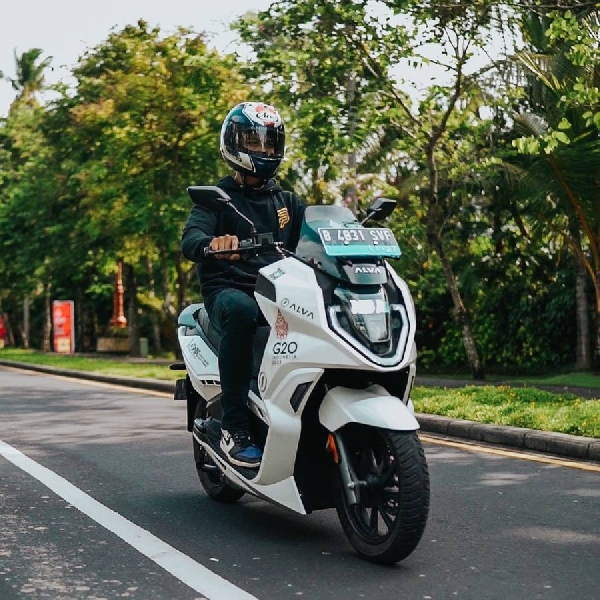 Motor Listrik ALVA One Dukung Mobilitas di Area Ring Satu Konferensi Tingkat Tinggi B20 dan G20 2022 Bali 