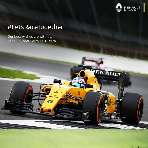 F1: Renault Senang dengan Kinerja kedua Pebalapnya