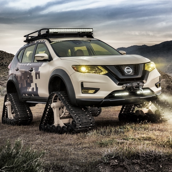 Nissan Rogue Trail Warrior akan Tampil dengan Ban Tank