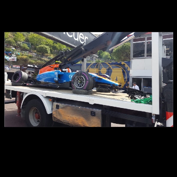  F1: Rio Haryanto Alami Insiden di FP2 GP Monaco