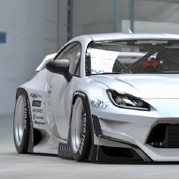 Tampilan Toyota New GR 86 Makin Eye Catching Dengan Balutan Bodi Kit Rocket Bunny