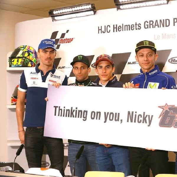 MotoGP: Rossi dan Marquez Berharap yang Terbaik untuk Hayden