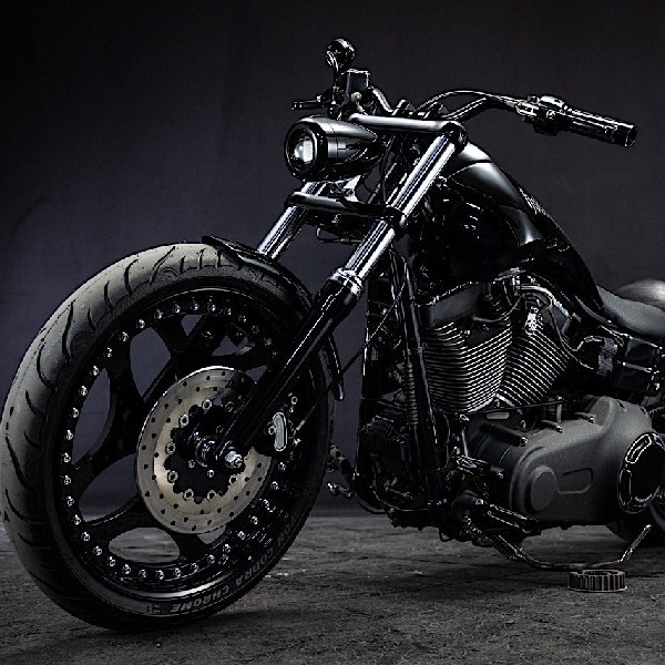 Simak Tampilan Modifikasi Asal Jepang Dari Harley Davidson Dyna