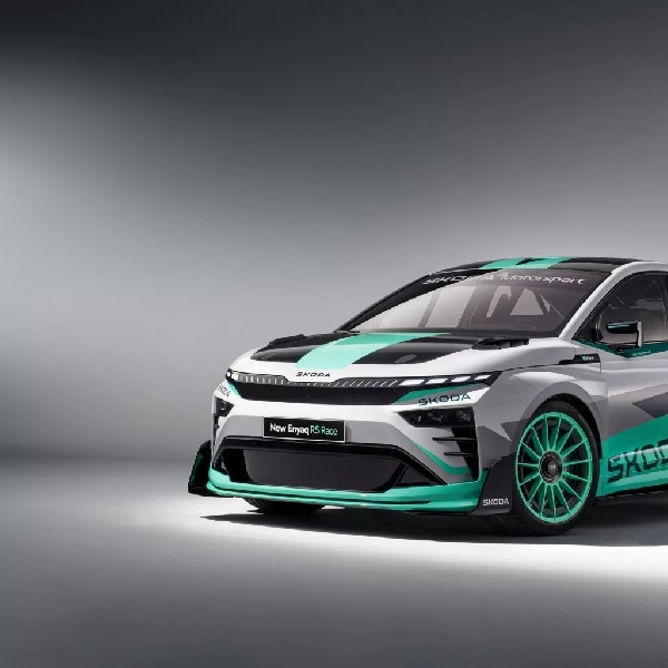 Skoda Hadirkan Enyaq RS Race Concept, Calon Mobil Balap Reli Terbaru