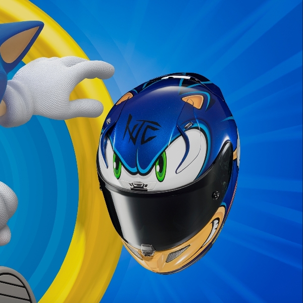 HJC Luncurkan Helm Full-Face Dengan Visual Sonic The Hedgehog