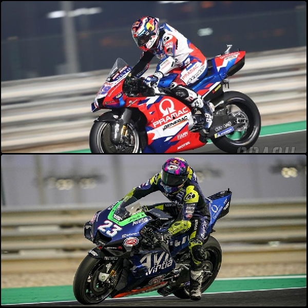 Starting Grid MotoGP Qatar 22 : Dominasi Dua Tim Satelit Ducati  Dikuntit   Marc Marquez 