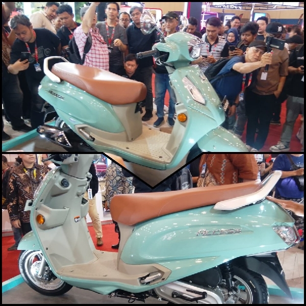 Suzuki Access 125, Dimensinya Gede Bergaya Retro Classic Hadir di IMOS 2025