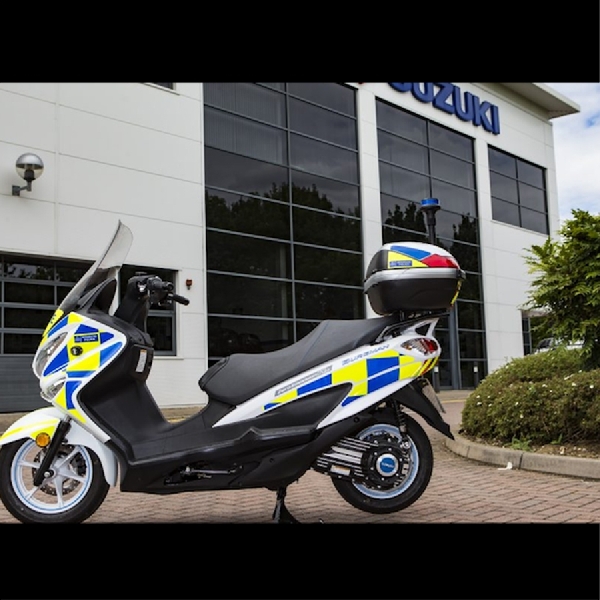 Suzuki Brugman Jadi Kendaraan Polisi London