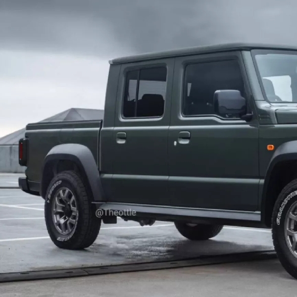 Suzuki Jimny Dibuat Double Cabin Ala Jeep Gladiator? Ini Jadinya