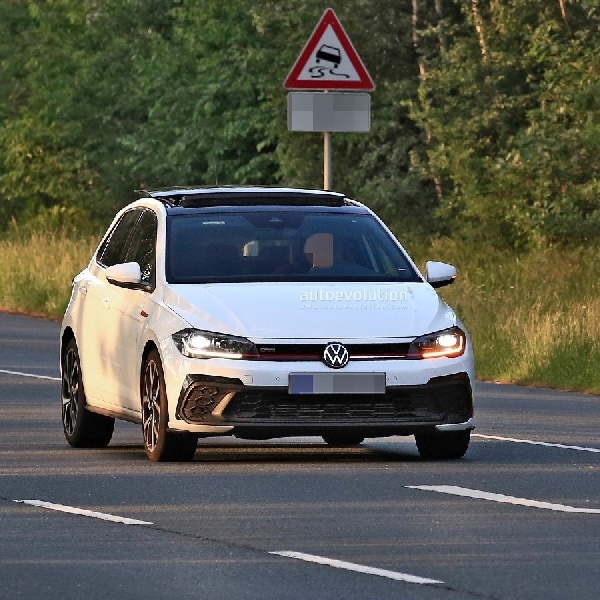 Terbidik Kamera, Ini Wajah Baru Volkswagen Polo GTI Facelift 2022