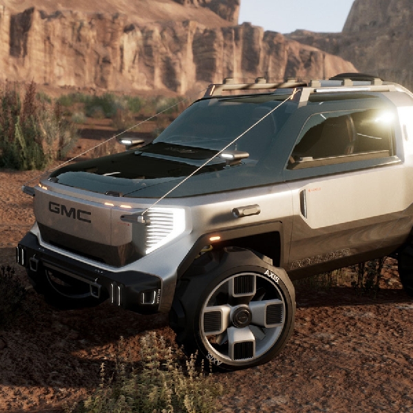 Tertarik dengan SUV Mini Hummer? Perkenalkan GMC Boulder Design Study