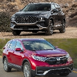 Komparasi: Hyundai Santa Fe 2021 Facelift VS Honda CR-V 2021 Facelift, Pertarungan Medium SUV Jepang VS Korea Selatan