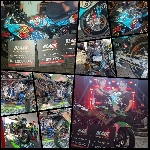 Black Motodify Manado 2025 Dua Ninja ZX150RR Tatap Podium Tertinggi dari Green Plafon dan Dziks Art
