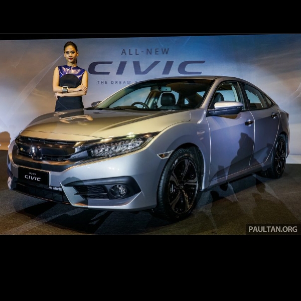 Resmi Meluncur di Malaysia, All New Honda Civic Dibanderol Rp 362-462 Juta