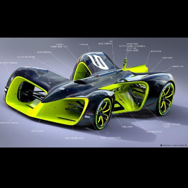 Roborace bocorkan desain untuk Autonomous Race tahun mendatang