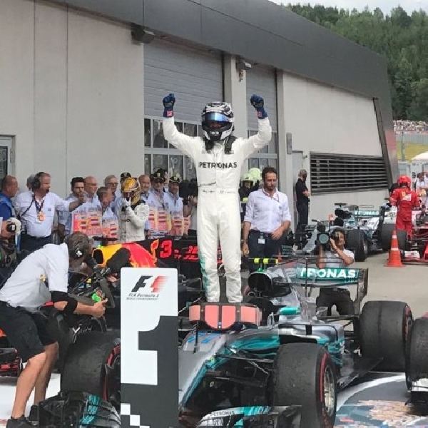 F1: Bottas Raih Kemenangan Manis di Austria