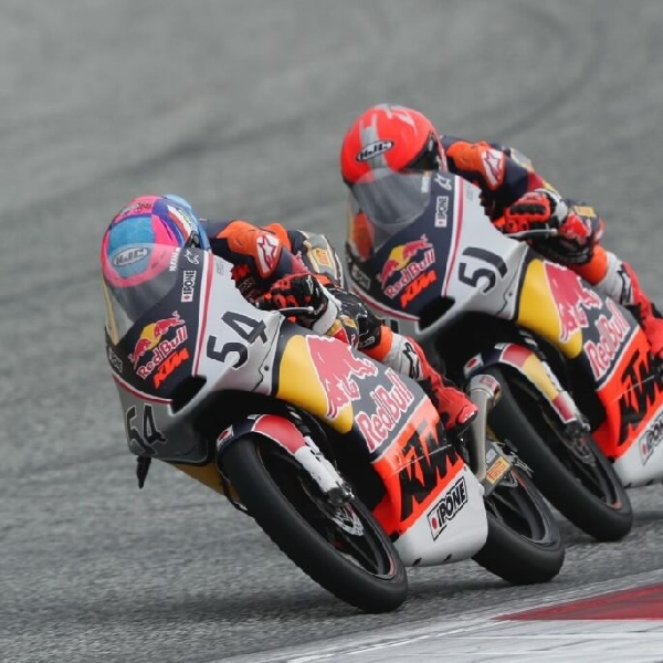 Veda Ega Pratama Dua Kali Runner Up Di Red Bull MotoGP Rookies Cup Seri Austria