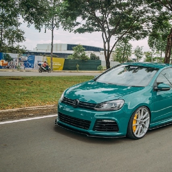 Modifikasi VW Golf Mk5 Russian Style, Gaya Ekstreme Ala Jalanan Moskow