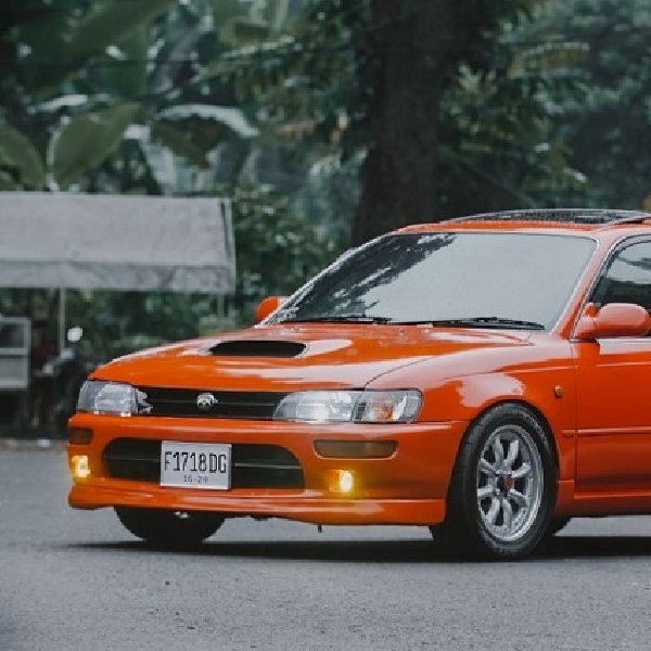 Modifikasi Great Corolla JDM X EUDM, Look Stand Out Performa 4A-GE Blacktop!