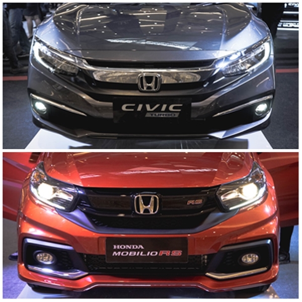 Duo Jagoan Honda Terbaru New Mobilio Dan New Civic Meluncur 