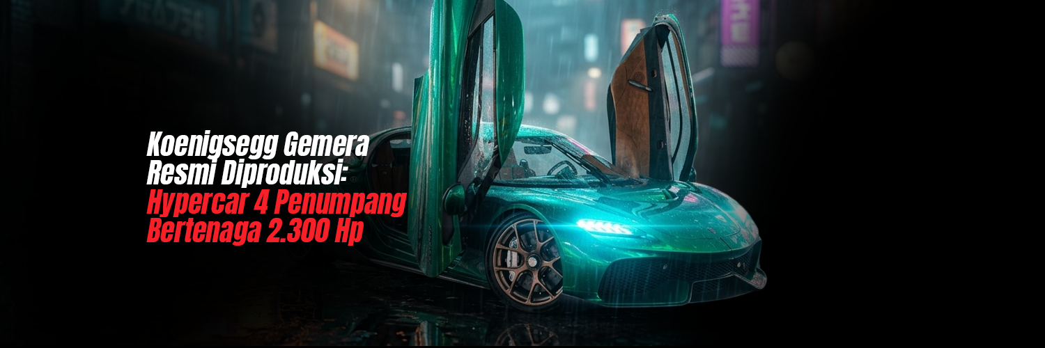 Koenigsegg Gemera Resmi Diproduksi: Hypercar 4 Penumpang Bertenaga 2.300 Hp