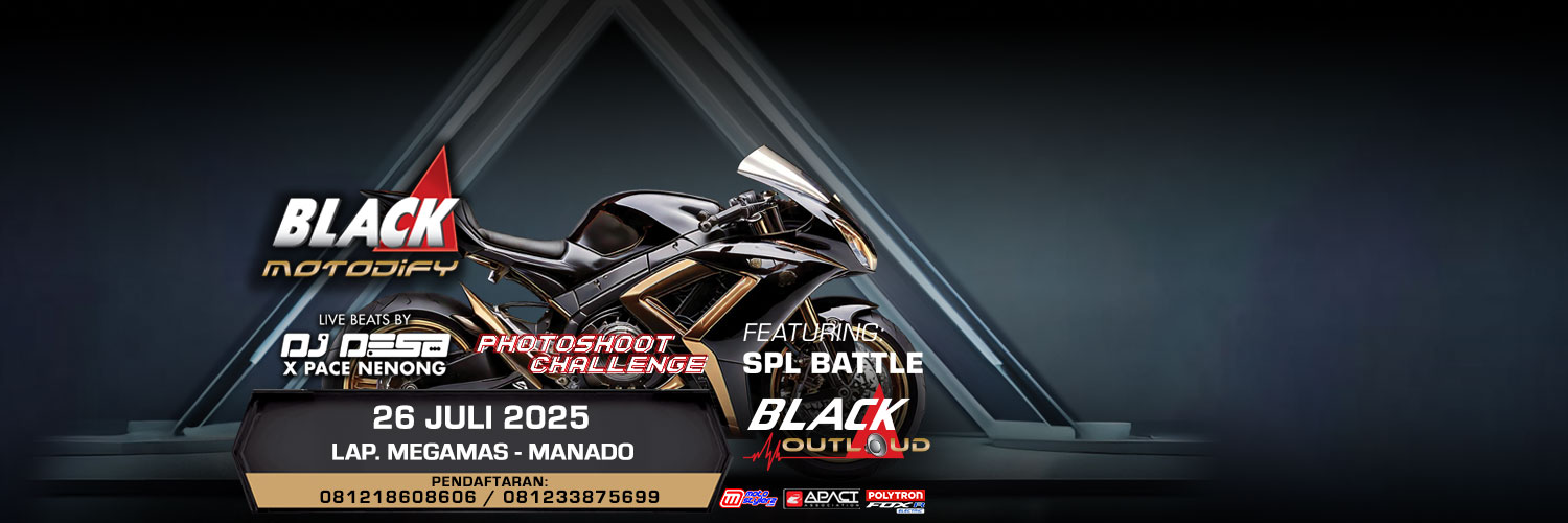 Black Motodify Manado 2025