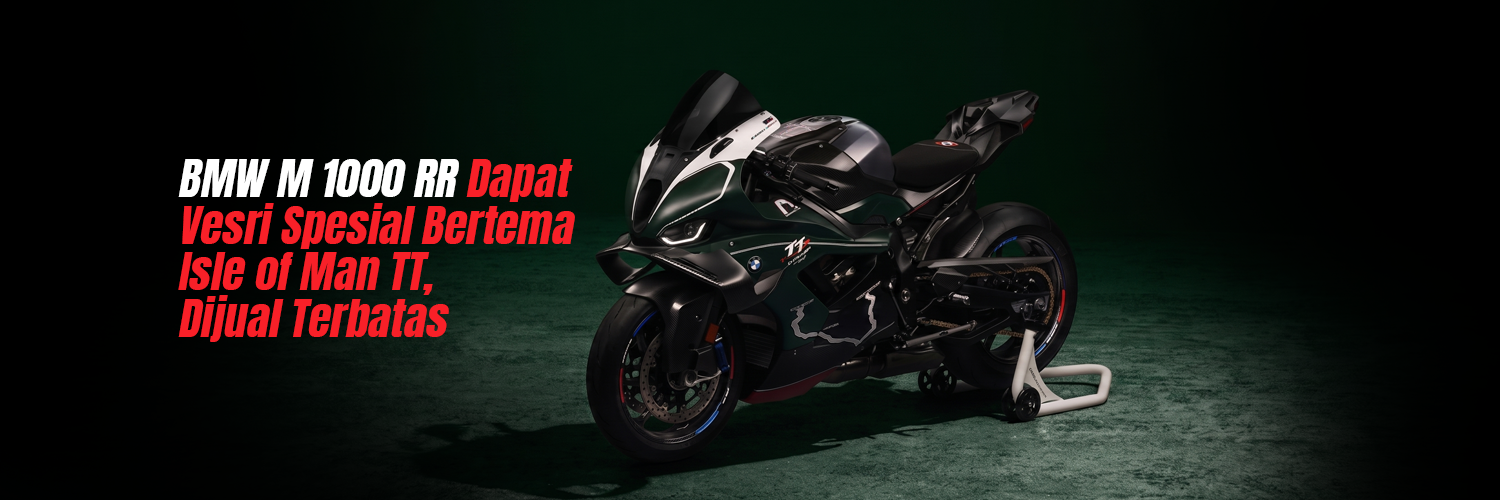 BMW M 1000 RR Dapat Vesri Spesial Bertema Isle of Man TT, Dijual Terbatas