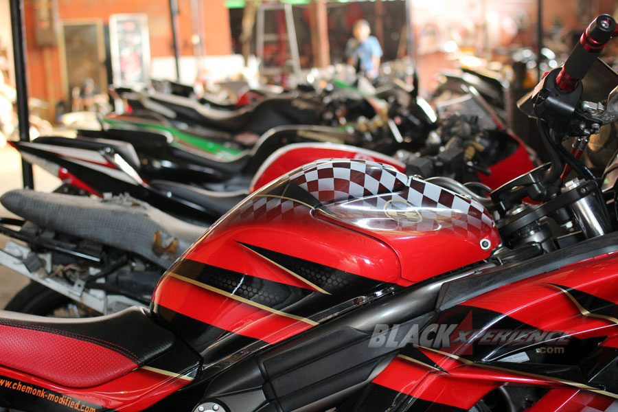 Jajaran motor modifikasi Chemonk Modified